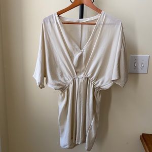 Elegant Cream Mini Dress